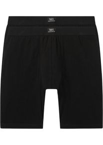 L&aring;nga boxershorts med bomull (2-pack) tajta - svart - storlek 7 (XL) - bonprix