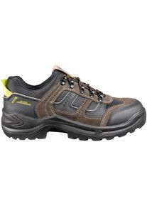 Wanderschuh SAFETY JOGGER WORKS "Borneo", Herren, Gr. 39, gr&uuml;n (khaki), Obermaterial: 50% Rindsleder Leather cow. 50% Textilmaterial TEXMAT., Schuhe Wanderschuh