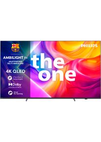 Philips QLED-Fernseher "85PUS9000/12", Energieeffizienz: E, bunt (schwarz), 85, Fernseher, Ambilight, P5 Picture Engine, Dolby Vision, Dolby Atmos, Gaming, Alexa, QLED-Fernseher