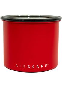 Vorratsdose AIRSCAPE "Airscape", rot (signalrot), B:12,1cm H:14cm L:12,1cm &Oslash;:12,1cm, Edelstahl, Kunststoff, Lebensmittelaufbewahrungsbeh&auml;lter, Vorratsdose, mit Ventil-Deckel, robuste Verarbeitung
