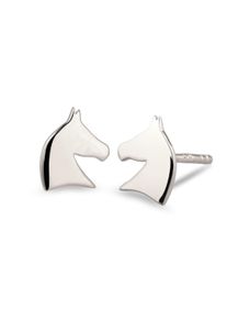 Paar Ohrstecker Elli "Ohrringe Ohrstecker Pferd 925 Sterling Silber" Gr. 9, silber, Ohrringe, Damen, Silber 925 (Sterlingsilber), Paar Ohrstecker