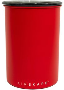 Vorratsdose AIRSCAPE "Airscape", rot (signalrot), B:12,1cm H:17cm L:12,1cm &Oslash;:12,1cm, Edelstahl, Kunststoff, Lebensmittelaufbewahrungsbeh&auml;lter, Vorratsdose, mit Ventil-Deckel, robuste Verarbeitung