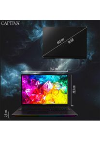 Captiva Gaming-Notebook "Highend Gaming R10-1146GE", ohne farbbezeichnung, B:37,5cm H:12,4cm T:58,8cm, Notebooks, Gaming-Notebook