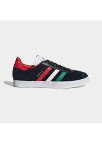 Sneaker adidas Performance "ADIDAS GAZELLE", Herren, Gr. 37, core schwarz, ftwr wei&szlig;, better scarlet, Leder, Schuhe Sneaker, Jamaika Bob Marley