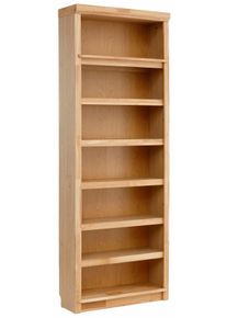 B&uuml;cherregal OTTO HOME "Soeren mit Eiche-Elementen Regal B/T/H: 80/29/220/29 cm", braun (eiche), B:80cm H:220cm T:29cm, Regale, B&uuml;cherregal, teilmassive Eiche, FSC-zertifiziert