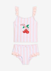 Tankini (2 delar) - rosa - storlek 128/134 - bonprix