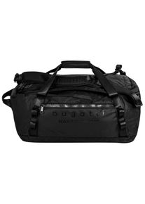 Reisetasche Bugatti "LETTER'S", Damen, Gr. B/H/T: 60cm x 25cm onesize, schwarz, Kunstfaser, unifarben, Taschen Reisetasche