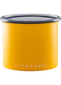 Vorratsdose AIRSCAPE "Airscape", gelb, B:12,1cm H:14cm L:12,1cm &Oslash;:12,1cm, Edelstahl, Kunststoff, Lebensmittelaufbewahrungsbeh&auml;lter, Vorratsdose, mit Ventil-Deckel, robuste Verarbeitung