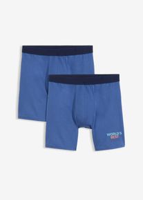 Boxershorts (2-pack) - bl&aring; - storlek 9 (3XL) - bonprix