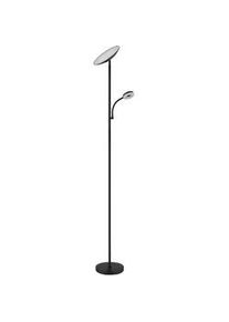 Globo LED-Deckenfluter Schwarz/Wei&szlig; max. 20 Watt
