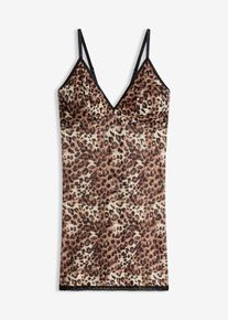 Kleid aus Leo Mesh, schwarz, Gr&ouml;&szlig;e 44/46 (L), bonprix