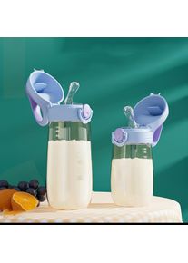 500ml TRITAN Outdoor Water Bottle, Toddler Straw Cup with Adjustable Strap, Large-Capacity Sports Kettle, Portable Water Cup