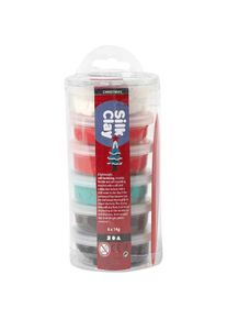 Modellező massza Silk Clay Kar&aacute;csony 6 x 14 g (&Ouml;nkem&eacute;nyedő gyurma)