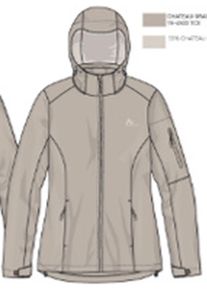 Outdoorjacke McKINLEY "DA.-JACKE MOUNT BONA W", Damen, Gr. 50, grau, Web, Obermaterial: 92% Polyester, 8% Elasthan, Jacken Outdoorjacke, superelastisches Material, w&auml;rmeisolierend, atmungsaktiv, winddicht