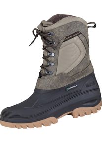 Winterstiefel Spirale "Caribou" Gr. 40, schwarz (schwarz, beige), 40, Obermaterial: 50% Nylon NY. 50% PVC PVC., Schuhe, Winterstiefel