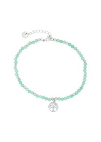 Adelia&acute;s Kettenanh&auml;nger ADELIA&acute;S "Damen Anh&auml;nger &iquest; Lebensbaumanh&auml;nger aus Edelstahl mit Perle", gelb, Schmuckanh&auml;nger, Damen, Edelstahl, Kettenanh&auml;nger
