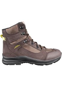 Wanderschuh SAFETY JOGGER WORKS "Siera", Herren, Gr. 47, braun (dunkelbraun), Obermaterial: 50% Textilmaterial TEXMAT. 50% Rindsleder Leather cow., Schuhe Wanderschuh
