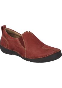 Slipper Josef Seibel "Fergey 49, rot", Damen, Gr. 42, rot, Obermaterial: 100% Rindsleder Leather cow., Schuhe Slipper