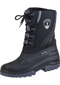 Winterstiefel Spirale "Schn&uuml;rstiefel Patrick" Gr. 47, schwarz, 47, Obermaterial: 50% Nylon NY. 50% PVC PVC., Schuhe, Winterstiefel