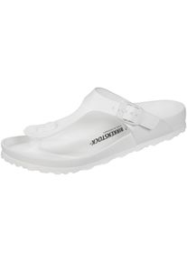 Sandale Birkenstock "Gizeh", Damen, Gr. 45, wei&szlig;, Obermaterial: 100% Sonstiges Material (Ananasfaser) AM_PF ., Schuhe Sandale