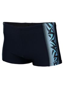 Badehose AQUARTI "Badehose Aquarti Herren Badehose Kurz Sportlich Streifen", Herren, Gr. 4XL, N-Gr, blau (13717c schwarz, blau), Obermaterial: 80% Polyamid PA. 20% Elasthan EL., Badehosen Badehose