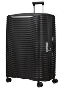 Hartschalen-Trolley Samsonite "UPSCAPE, verschiedene Gr&ouml;&szlig;en und Farben", Damen, Gr. B/H/T: 54cm x 81cm x 34cm 133 l, schwarz, Polypropylen, gestreift, Koffer Hartschalen-Trolley, mit Volumenerweiterung, mit Tragegriff oben und seitlich