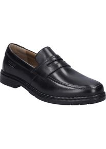 Slipper Josef Seibel "Alastair 06, schwarz", Herren, Gr. 43, schwarz, Obermaterial: 100% Rindsleder Leather cow., Schuhe Slipper