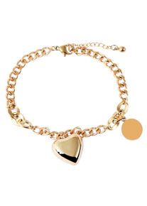 Adelia&acute;s Kettenanh&auml;nger ADELIA&acute;S "Damen Anh&auml;nger &iquest; Herzanh&auml;nger aus Edelstahl", gold, Schmuckanh&auml;nger, Damen, Edelstahl, Kettenanh&auml;nger