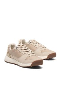 Sneaker Timberland "RETRO SWIFT LOW LACE UP SNEAKER", Damen, Gr. 36, lt bei woven, Leder, Textil, Schuhe Sneaker