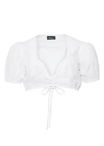 Trachtenbluse JCC "Trachtenbluse 31023117", Damen, Gr. 36, wei&szlig; (wei&szlig;, wei&szlig;), Obermaterial: 85% Polyester COOLMAX PES(Coolmax). 15% Viskose Birla CV Birla., Blusen Trachtenbluse