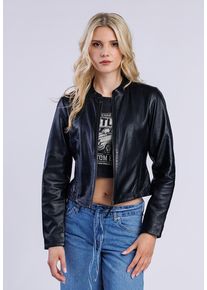 Lederjacke Freaky Nation "Majvi-FN SA", Damen, Gr. XXL(44), schwarz, Oberstoff: 100% Leder. Futter: 100% Baumwolle, normal, Jacken Lederjacke