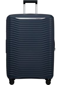 Hartschalen-Trolley Samsonite "UPSCAPE, verschiedene Gr&ouml;&szlig;en und Farben", Damen, Gr. B/H/T: 51cm x 75cm x 30cm 104 l, blau (blau nights), Polypropylen, gestreift, Koffer Hartschalen-Trolley, mit Volumenerweiterung, mit Tragegriff oben und seitlich