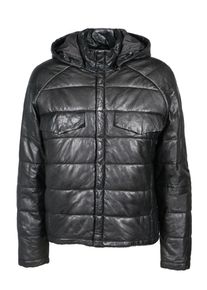 Lederjacke Freaky Nation "Easy Tom-FN ST", Herren, Gr. S(44), schwarz, Oberstoff: 100% Leder. Futter: 100% Polyester, Jacken Lederjacke