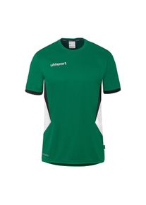 Trainingsshirt Uhlsport "Trainings-T-Shirt Equipe 29 Kids", M&auml;dchen, Gr. 140, gr&uuml;n (lagune, wei&szlig;, schwarz), Obermaterial: 100% Polyester Pol. recyc.., Shirts Trainingsshirt