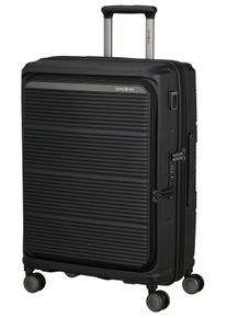 Hartschalen-Trolley Samsonite "PARALUX, verschiedene Gr&ouml;&szlig;en und Farben", Damen, Gr. B/H/T: 47cm x 67cm x 30cm 72 l, schwarz, Polypropylen, Koffer Hartschalen-Trolley, mit arretierbarem und versenkbarem Druckknopf-Trolleysystem