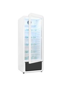 Exquisit Getr&auml;nkek&uuml;hlschrank "GKS220-GT-431D weiss", Energieeffizienz: D, wei&szlig;, Rechtsanschlag, nicht wechselbar, K&uuml;hlschr&auml;nke, Alles auf einen Blick dank Isolierglast&uuml;r und &uuml;bersichtliche Lagerung, Getr&auml;nkek&uuml;hlschrank
