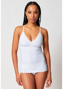 Achseltop Skiny "Sensation", Damen, Gr. 38, N-Gr, wei&szlig;, Obermaterial: 56% Polyamid, 44% Elasthan, normal, Unterhemden Achseltop