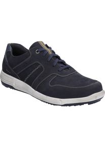 Schn&uuml;rschuh Josef Seibel "Enrico 28, indigo-kombi", Herren, Gr. 43, blau (indigo, kombi), Obermaterial: 100% Rindsleder Leather cow., Schuhe Schn&uuml;rschuh