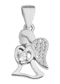 Adelia&acute;s Herzanh&auml;nger ADELIA&acute;S "Damen Anh&auml;nger &iquest; Herzanh&auml;nger aus 925 Silber mit Zirkonia", silber, Schmuckanh&auml;nger, Damen, Herzanh&auml;nger