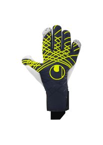 Torwarthandschuhe Uhlsport "Torwarthandschuhe Prediction Flex HN", Herren, Gr. 12, blau (marine, wei&szlig;, fluo gelb), Obermaterial: 81% Gummi rubber. 13% Polyester PES. 6% Nylon NY., Handschuhe Torwarthandschuhe