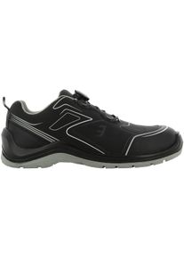Sicherheitsschuh SAFETY JOGGER WORKS "Flow Low TLS" Gr. 43, schwarz, 43, Obermaterial: 100% Rindnubukleder CNU., Schuhe, Sicherheitsschuh