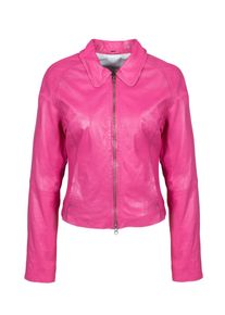 Lederjacke Freaky Nation "Lazyy-FN", Damen, Gr. S (36), pink, Oberstoff: 100% Leder. Futter: 100% Baumwolle, Jacken Lederjacke