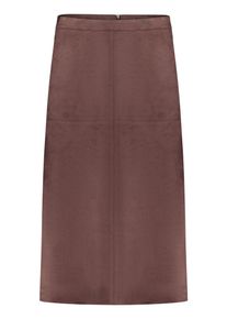 A-Linien-Rock Betty Barclay "A-Linien-Rock unifarben", Damen, Gr. 48, braun (light maroon), Einsatz: 95% Polyester PES. 5% Elasthan EL., R&ouml;cke A-Linien-Rock