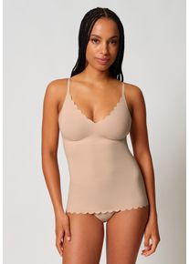 Achseltop Skiny "Sensation", Damen, Gr. 44, N-Gr, beige, Obermaterial: 56% Polyamid, 44% Elasthan, normal, Unterhemden Achseltop