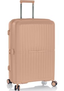 Hartschalen-Trolley Heys "AirLite, verschiedene Gr&ouml;&szlig;en und Farben", Damen, Gr. B/H/T: 46cm x 66cm x 28cm 82 l, beige (creme), Polypropylen, Koffer Hartschalen-Trolley, Heys Hartschalen-Koffer TSA Schloss