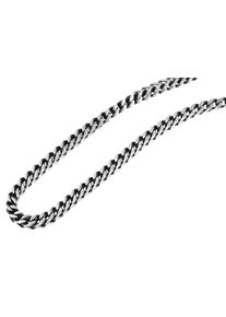 Adelia&acute;s Gliederkette ADELIA&acute;S "Herren Halskette aus Edelstahl 50 cm" Gr. 50, silber, Halsketten, Herren, Edelstahl, Gliederkette