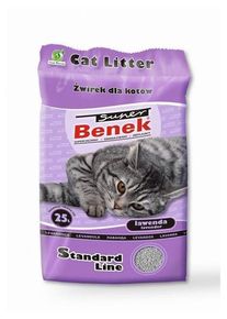 Certech Super Benek Standard Lavender - Cat Litter Clumping 25L (20 kg)