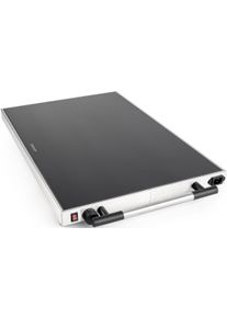 Rommelsbacher Warmhalteplatte "WPR 407/E", schwarz (silberfarben), B:67cm H:5cm T:42,5cm, Kochplatten, Warmhalteplatte