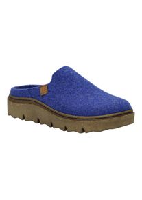 Hausschuh Josef Seibel "Carmaux 01, slate blue", Damen, Gr. 36, blau (slate blau), Obermaterial: 100% Textilmaterial TEXMAT., Schuhe Hausschuh