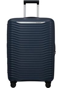 Hartschalen-Trolley Samsonite "UPSCAPE, verschiedene Gr&ouml;&szlig;en und Farben", Damen, Gr. B/H/T: 47cm x 68cm x 28cm 75 l, blau (blau nights), Polypropylen, gestreift, Koffer Hartschalen-Trolley, mit Volumenerweiterung, mit Tragegriff oben und seitlich